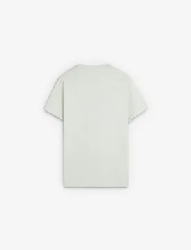 Camiseta de manga corta de hombre regular fit con calavera bordada a contraste - Scalpers - FashionsVida