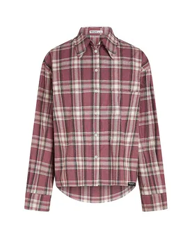 Penn&ink Blouse rouge foncé M - Penn&ink - FashionsVida
