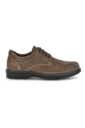 Stringate taupe in pelle con lacci 1261 41