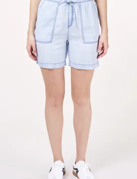 Summer short wide leg - denim tenc female - 26 - FashionsVida