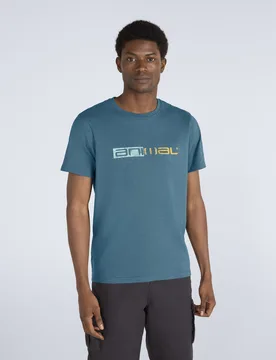 Jacob Mens T-Shirt - Teal - Teal - Size: S - Animal - FashionsVida