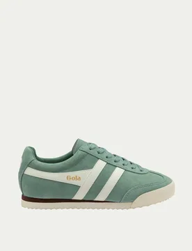 Apollo Suede Lace Up Trainers Green Mix female - Gola - FashionsVida