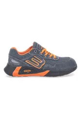 Antinfortunistiche grigio arancio in pelle Blue Star BS180 S1PS SR 40