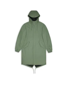 Parka - Regenjacke hellgrün S Herren - Rains - FashionsVida