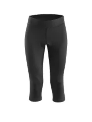 Löffler Pantaloncini da ciclismo da donna Basic 3/4 con cintura nero 38