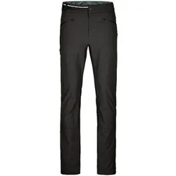 Pantaloni da trekking softshell da uomo Brenta nero L (corto)