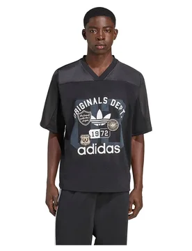 T-shirt à Manches Courtes Dept Graphic Mesh Jersey Black S - Adidas Originals - FashionsVida