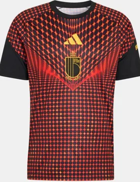 Camiseta de hombre Bélgica Mundial 2026 Pre Match - Adidas - FashionsVida