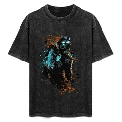 Dead Space Dark Splatter T-Shirt Soft Touch Basic Cotton T-Shirt