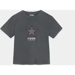 Camiseta manga corta de mujer con estrella