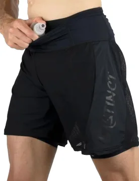 Short de Trail - Trail Short Ultra 2 in 1 - Taille S - Noir - InStinct - FashionsVida