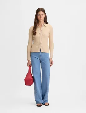 Cárdigan de mujer corto bimateria - Simorra - FashionsVida