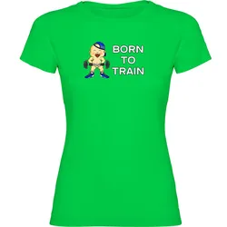 T-shirt à Manches Courtes Born To Train Light Green M