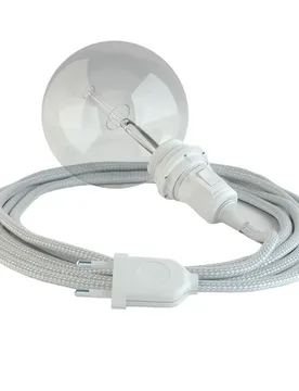 Cables Lampe Suspendue Pour Abat-jour Rm02 5 M Silver / White One Size - Creative - FashionsVida
