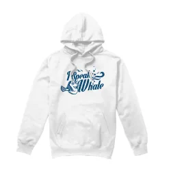 Men's Finding Nemo I Speak Whale Dory Hoodie White Size: Large - White - Size: L