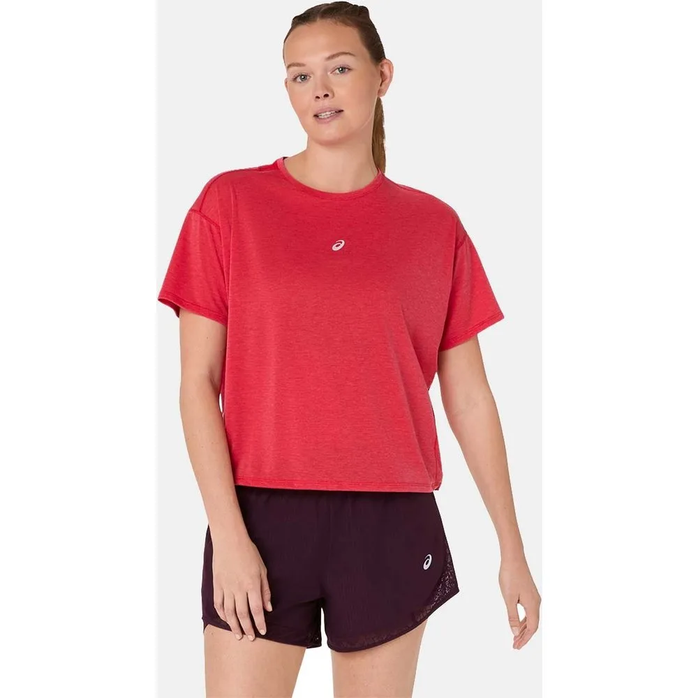 Camiseta de mujer Nagino Run Ss Top - ASICS - FashionsVida