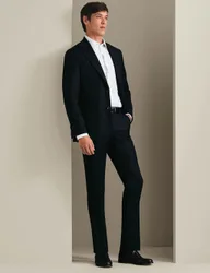 Slim Fit Wool Rich Suit Jacket Navy male