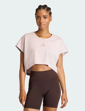 Canotta PrimeLift Workout Cropped Boxy 3-stripes 2XS Ice Purple - Adidas - FashionsVida