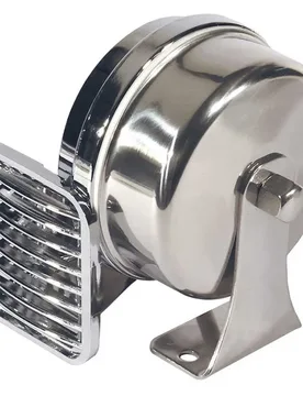 Single Chromed Horn 12v Silver One Size unisex - Marco - FashionsVida