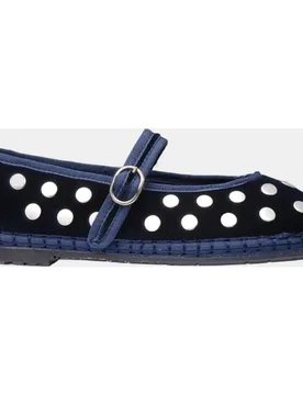 Merceditas de mujer en terciopelo mar silver - Flabelus - FashionsVida