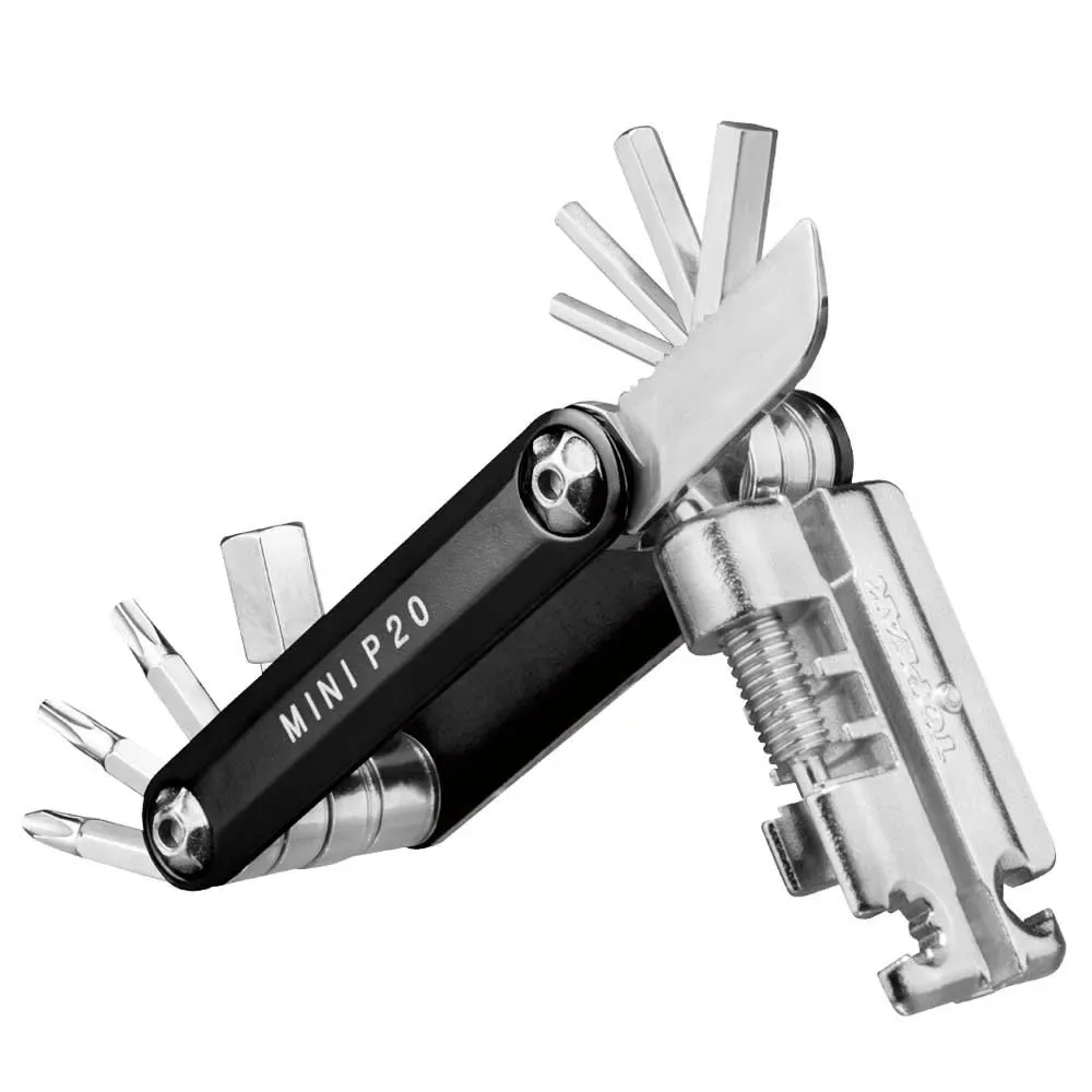 Multitool Mini P20 Black / Chrome - Topeak - FashionsVida