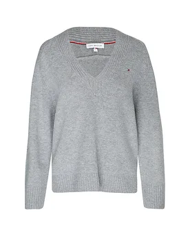 Tommy Hilfiger Pull gris L - Tommy hilfiger - FashionsVida