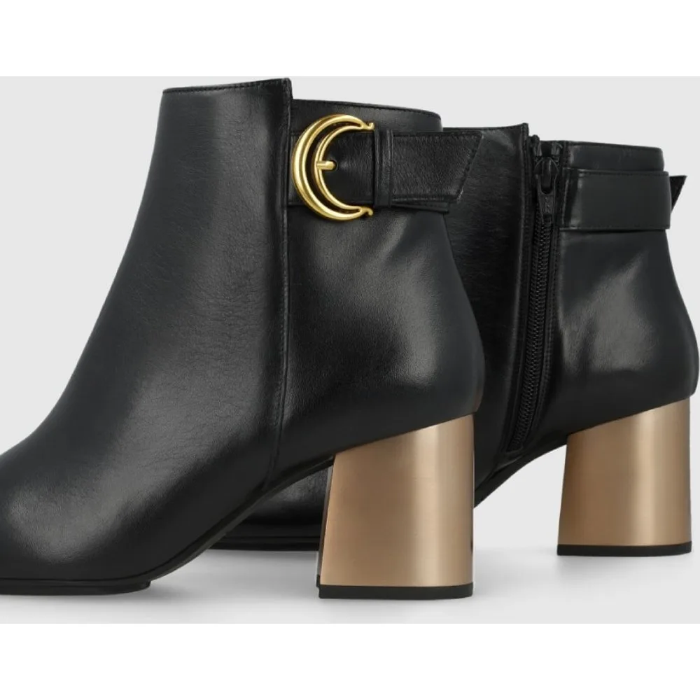 Botines de mujer en piel con adorno - Lodi - FashionsVida