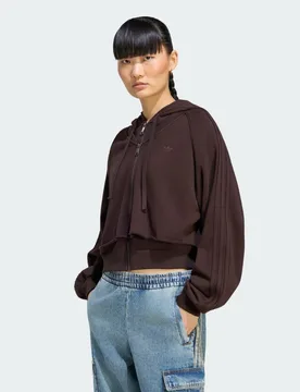 FELPA CON CAPPUCCIO SST DOUBLE FRONT XL Aurora Coffee - Adidas - FashionsVida