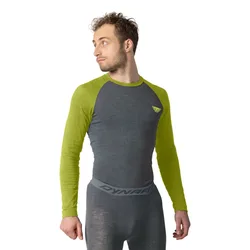 T-shirt à Manches Longues Tour Light Merino Golden Lime L
