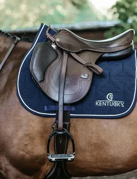 Schabracke COLOR EDITION JUMPING marineblau - Kentucky Horsewear - FashionsVida