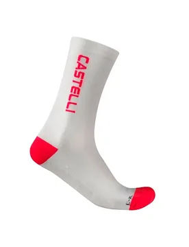 Calzini Sweetspot 20 Thermal Ivory / Red - Castelli - FashionsVida