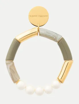 Unique Flex Bracelet Gold - Vanessa Baroni - FashionsVida