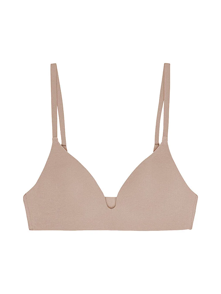 Sujetador sin aros WIRELESS PLUNGE BRA hazelnut beige 32A - Basics - FashionsVida