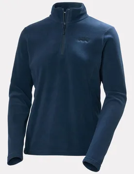 Women's Daybreaker Half-Zip Fleece Navy M - Navy Blue - Female - Helly Hansen - FashionsVida