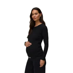 Maglietta A Maniche Lunghe Chloe Maternity 2 Unità Black / Snow White XL