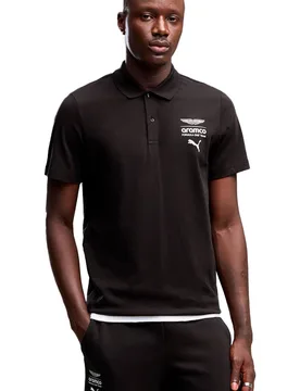 Aston martin f1 team essential polo manga corta hombre Negro (L) - Puma - FashionsVida