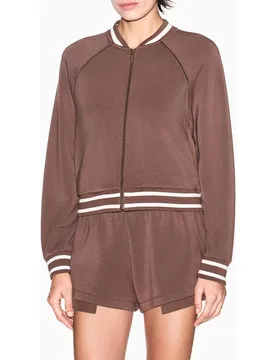 Sudadera de mujer tipo bomber con logo - Armani Exchange - FashionsVida