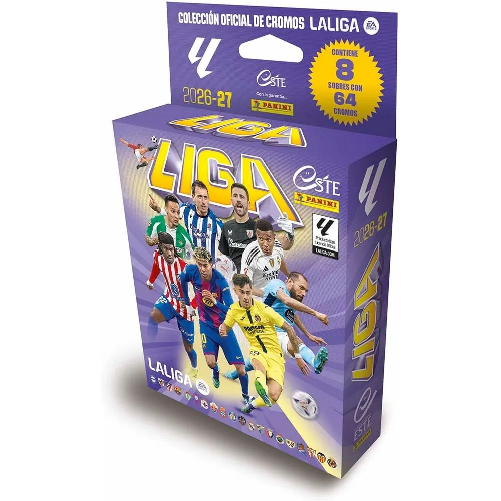 Ecoblister 8 Sobres Cromos Liga Este 2026-2027 Panini - Panini España - FashionsVida