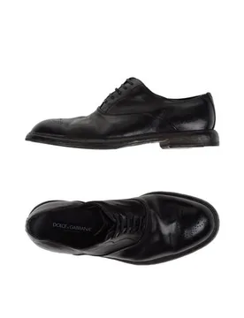 DOLCE&GABBANA Schnürschuh Herren Schwarz 38.5 Herren - Dolce & Gabbana - FashionsVida