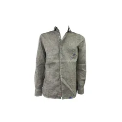 Camicia Lino Collo Francia Militare R00403