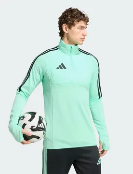 Top da allenamento Tiro26 League Winterized 2XL Pulse Mint / Black - Adidas - FashionsVida