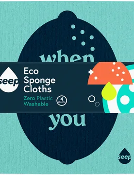 Seep Eco Sponge Cloths - Pack of 4 - Seep - FashionsVida