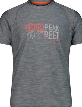 Man t-shirt camiseta montaña manga corta hombre Gris (56) - CMP - FashionsVida
