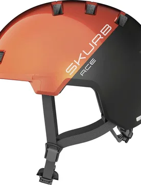 Casco Bici Urban SKURB ACE Goldfish Orange taglia M - ABUS - FashionsVida