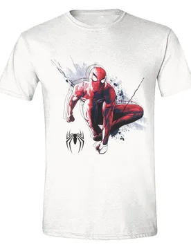T-shirt à Manches Courtes Spider-man 2 Swinging Black / Multicolor L unisex - Pcmerch - FashionsVida