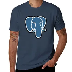 Logo Vintage PostgreSql T-Shirt Sweat Resistant Workout Tee Shirt