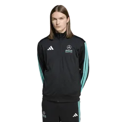 Mercedes Men Track Tops - Black - Size M - Poly Mesh - Black - Size: Medium