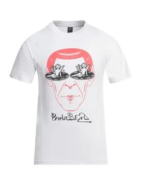 T-shirts Herren Weiß XS Herren - Brain Dead - FashionsVida