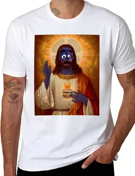 Grimace Jesus T-Shirt t shirts for man graphic funny cotton t shirts high quality T-Shirt - Aliexpress - FashionsVida