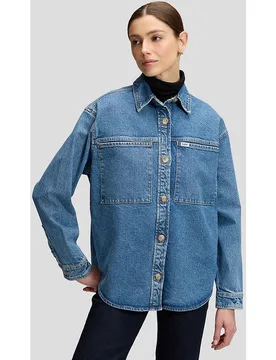Sobrecamisa vaquera de mujer de corte relajado - Lee - FashionsVida